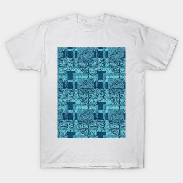 Circle and Square Pattern T-Shirt by zarya_kiqo